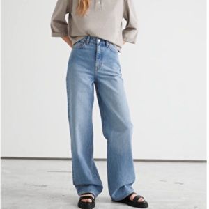 & Other Stories High Waist Wide Leg Jeans
